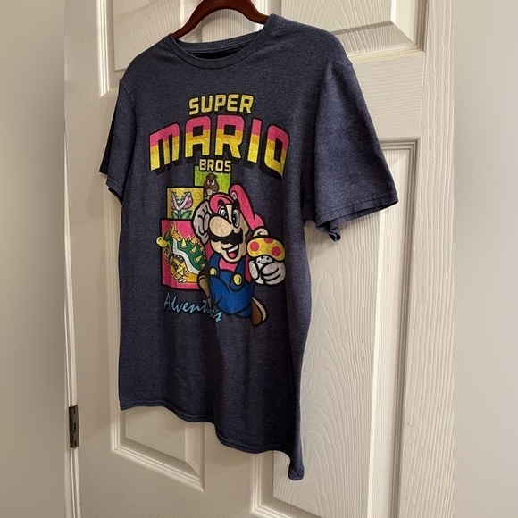 VINTAGE~GRAPHIC TEE~MARIO BROS~M - Picture 4 of 7